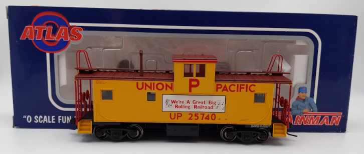 Atlas 0759-2 O Scale Union Pacific Extended Vision Caboose #25740 (2-Rail) EX/Box