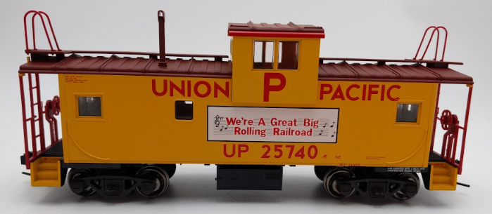 Atlas 0759-2 O Scale Union Pacific Extended Vision Caboose #25740 (2-Rail) EX/Box