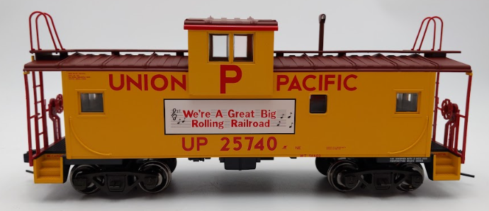 Atlas 0759-2 O Scale Union Pacific Extended Vision Caboose #25740 (2-Rail) EX/Box