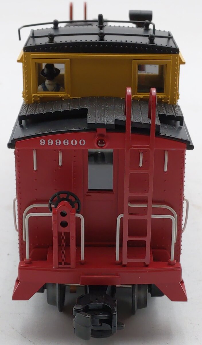 MTH 20-91018 O Gauge Red Santa Fe Steel Caboose #999600 EX/Box