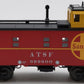 MTH 20-91018 O Gauge Red Santa Fe Steel Caboose #999600 EX/Box