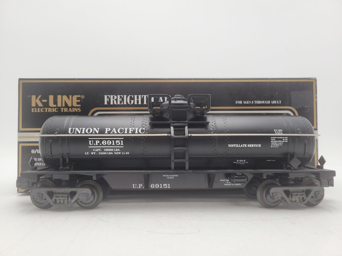 K-Line K632-2111 UP Single Dome Tank Car EX/Box