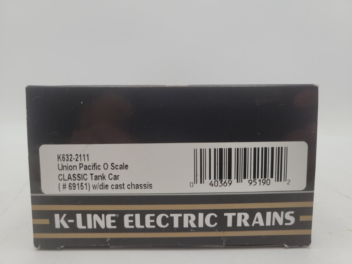 K-Line K632-2111 UP Single Dome Tank Car EX/Box