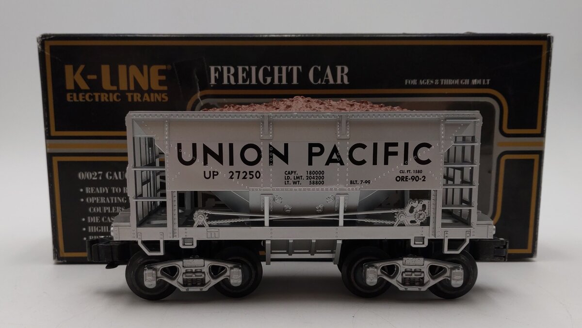 K-Line K671-2111 O Union Pacific Ore Car w/Load LN/Box