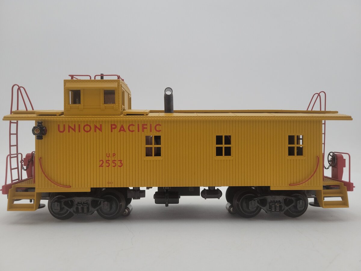 K-Line K616-2112 O Gauge Union Pacific Illuminated Smoking Caboose #2553 EX/Box