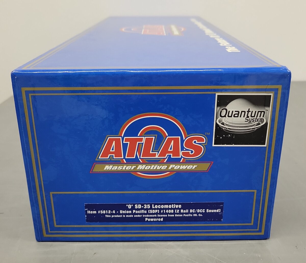 Atlas 5812-4 O Scale Union Pacific Diesel Locomotive #1408 2-Rail EX/Box
