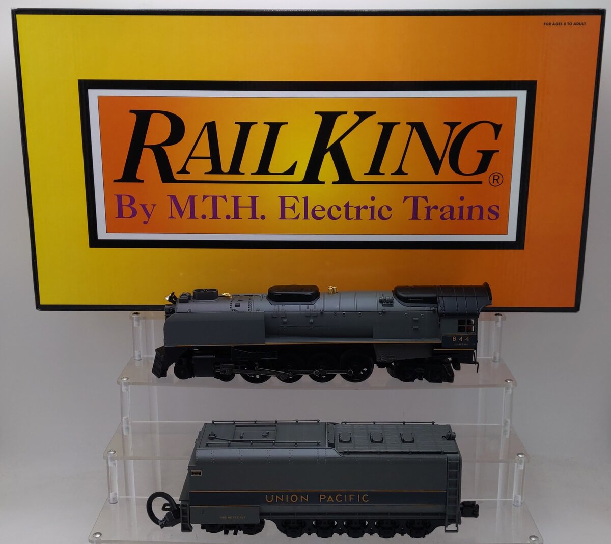 MTH 30-1484-1 Union Pacific 4-8-4 FEF Northern Steam Engine with PS2 #844 EX/Box