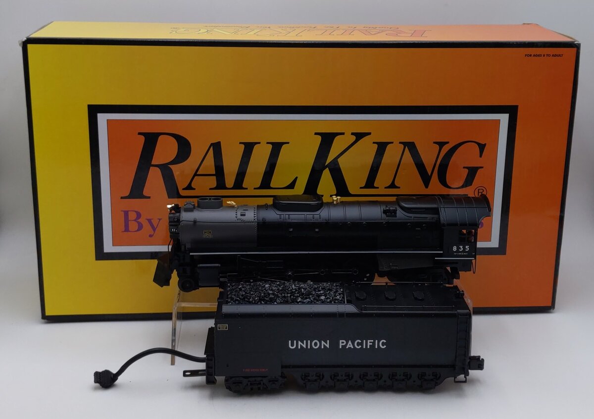MTH 30-1482-1 Union Pacific O Gauge 4-8-4 FEF Northern Steam Engine w/PS2 #835 LN/Box