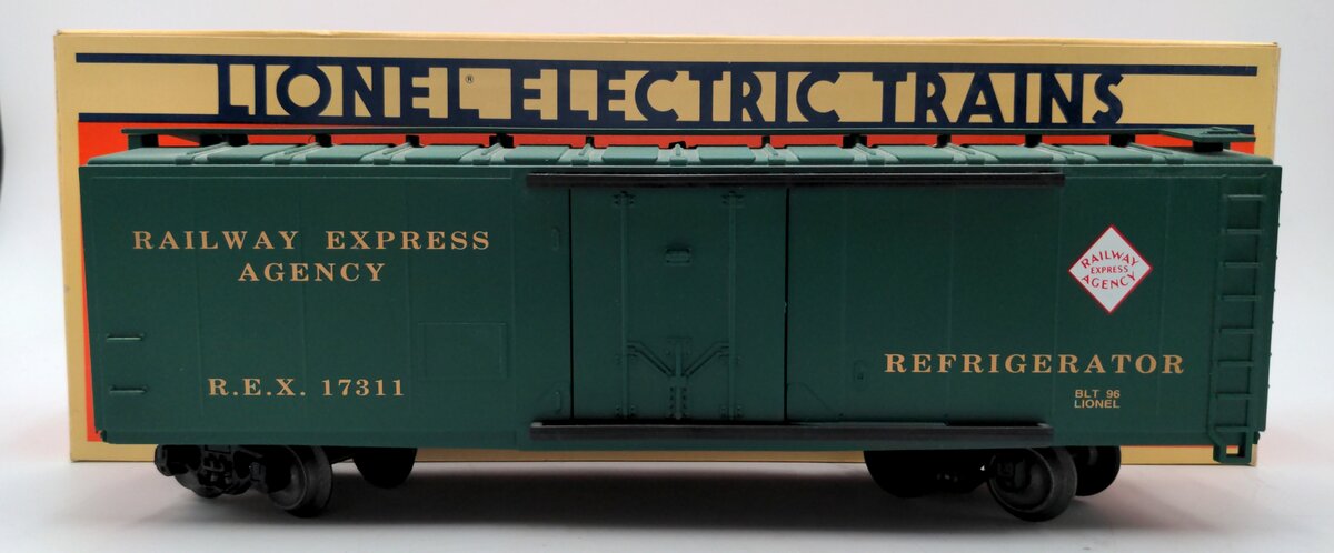 Lionel 6-17311 O Gauge Railway Express Agency Refrigerator Car #17311 NIB
