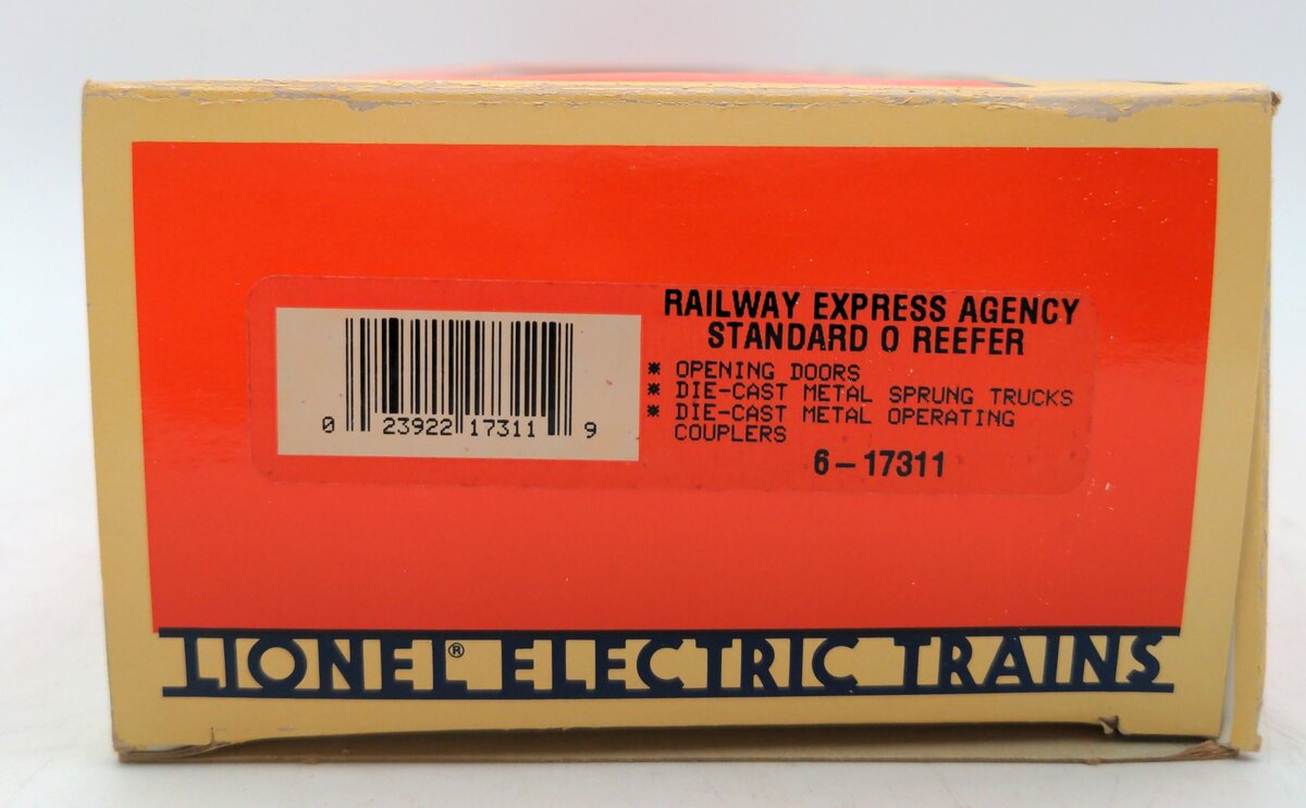 Lionel 6-17311 O Gauge Railway Express Agency Refrigerator Car #17311 NIB