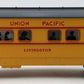 Lionel 6-16074 O Gauge Union Pacific "Livingston" Observation Car #6074 EX/Box