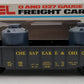 Lionel 6-6211 O-Gauge Chesapeake and Ohio Gondola with Jugs #6211 EX/Box