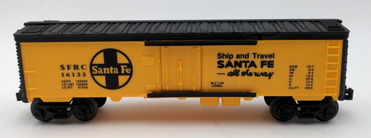 Lionel 6-16133 O Gauge Santa Fe Reefer Car #16133 EX/Box