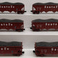 MTH 20-97058 O Gauge Santa Fe Premier 4-Bay Hopper Car Set (Set of 6) EX/Box