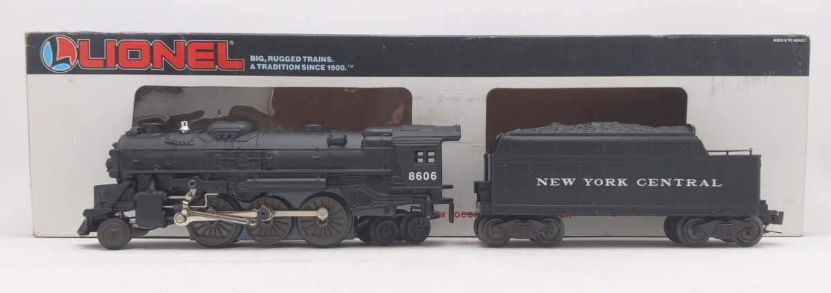 Lionel 6-18606 O Gauge New York Central 2-6-4 Steam Locomotive and Tender #8606 LN/Box