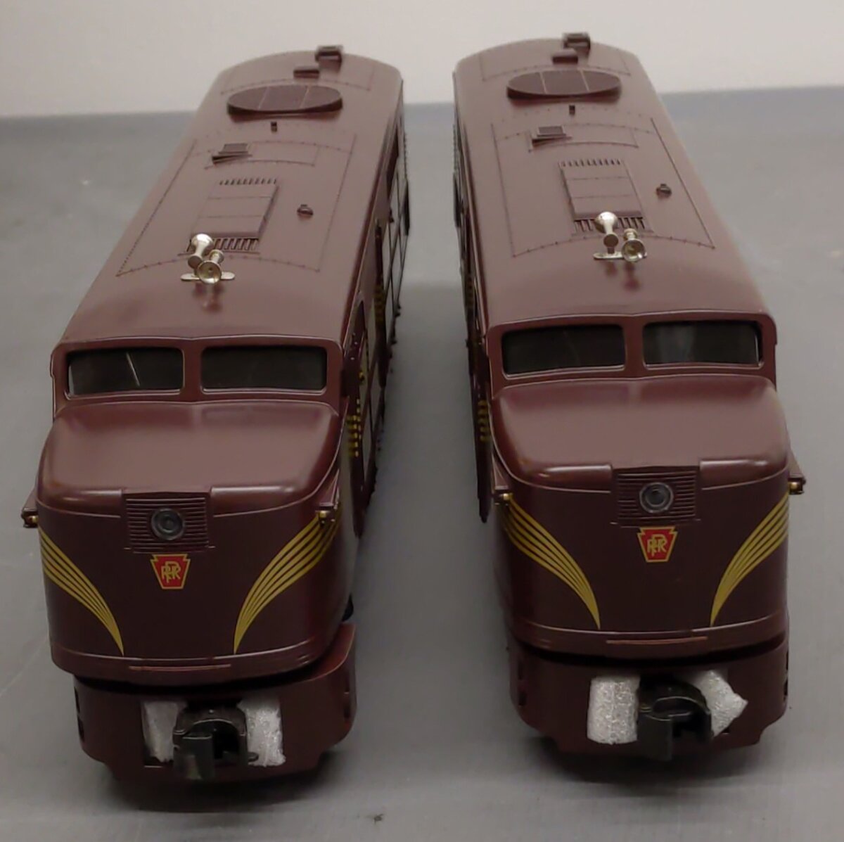 MTH 30-2244-0 PRR Alco PA AA Diesel Engine Set w/Loco-Sound #5752/5754 LN/Box