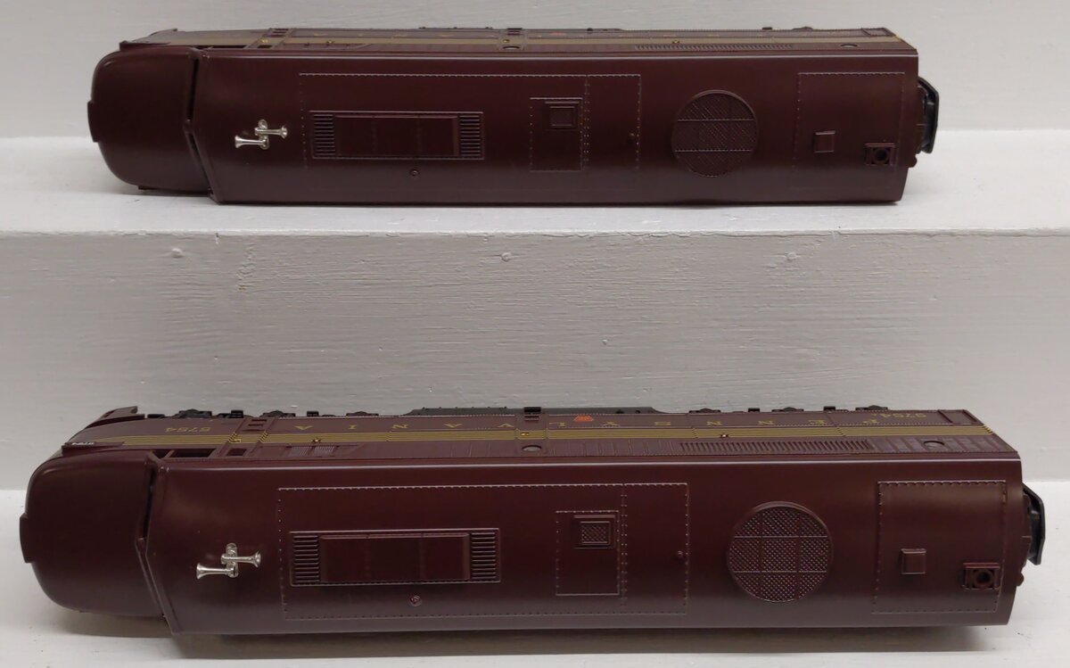 MTH 30-2244-0 PRR Alco PA AA Diesel Engine Set w/Loco-Sound #5752/5754 LN/Box