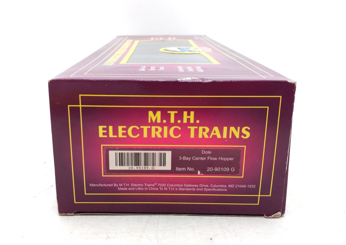 MTH 20-90109G O Dole 3-Bay Center Flow Hopper #806537 NIB