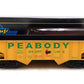 Weaver U1150LD O Gauge Peabody 2 Bay Coal Car #6600 - 3 Rail NIB