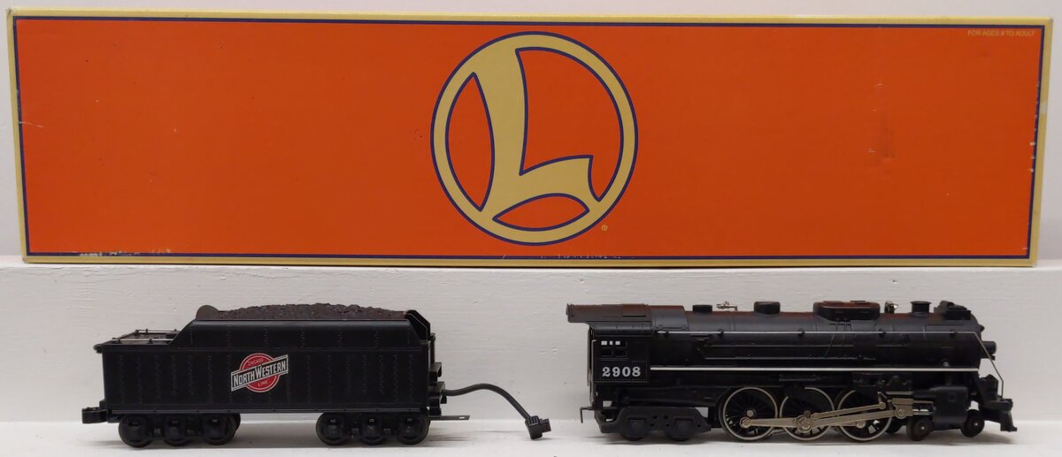 Lionel 6-18093 O Gauge C&NW 4-6-4 Hudson Steam Locomotive & Tender #2908 LN/Box