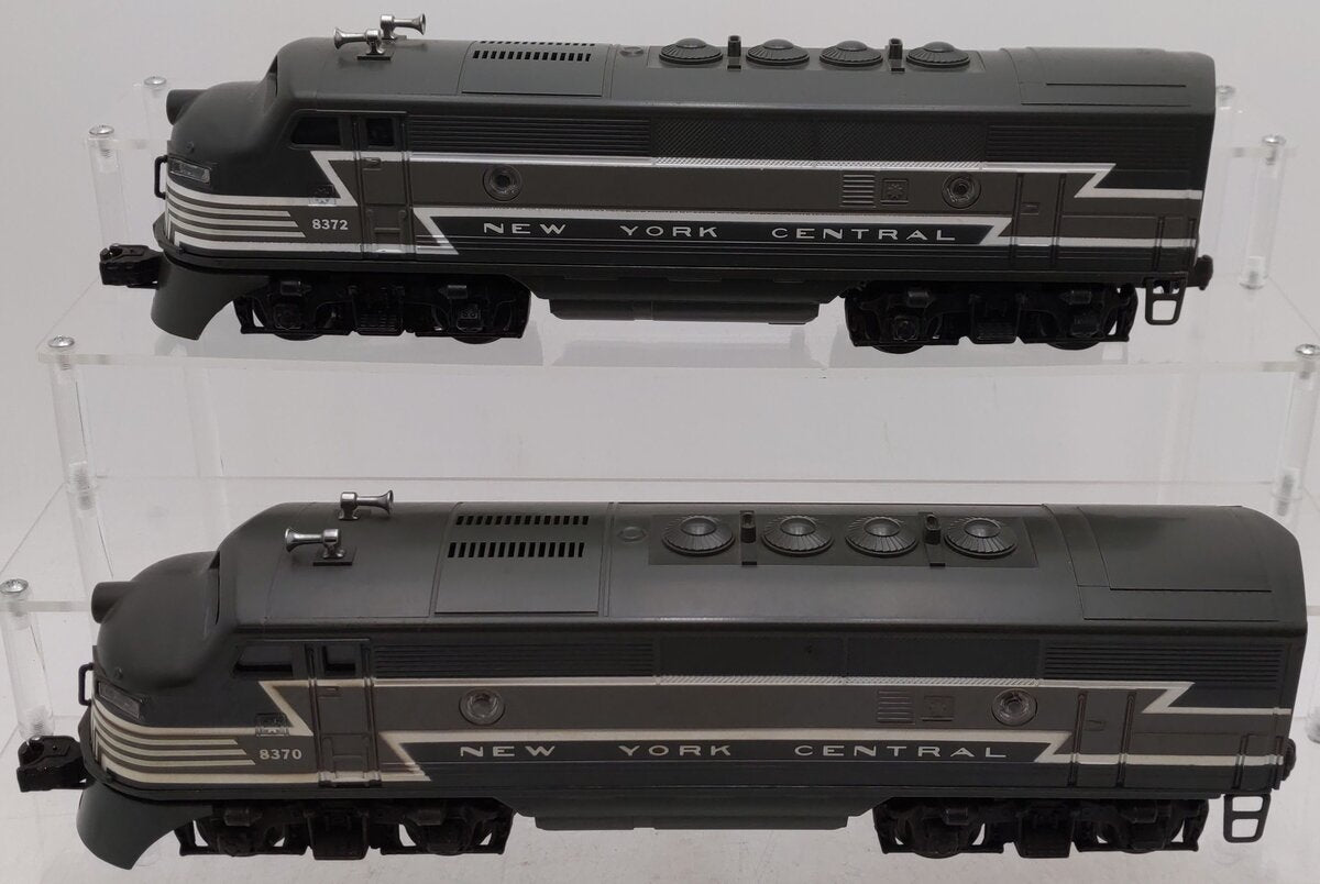 Lionel 6-8370 O Gauge New York Central F3 AA Diesel Locomotives #8372/#8370 EX/Box