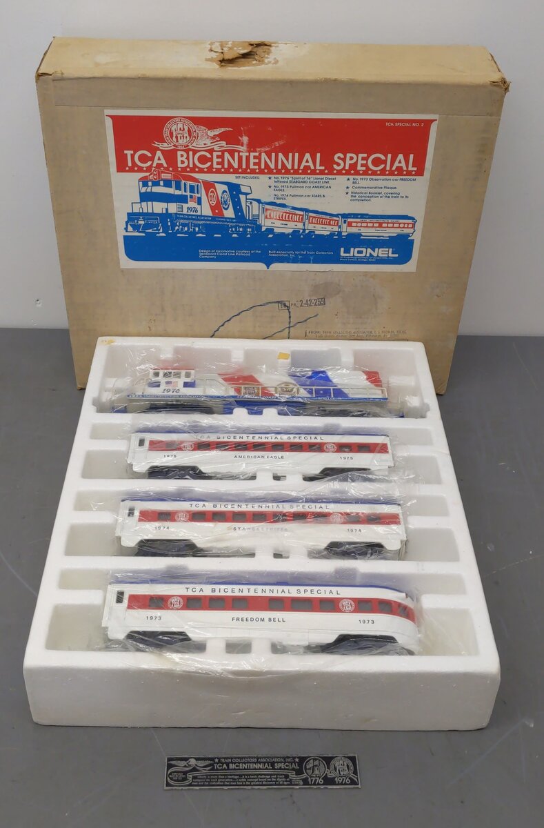 Lionel O Gauge TCA Bicentennial Special Set LN/Box
