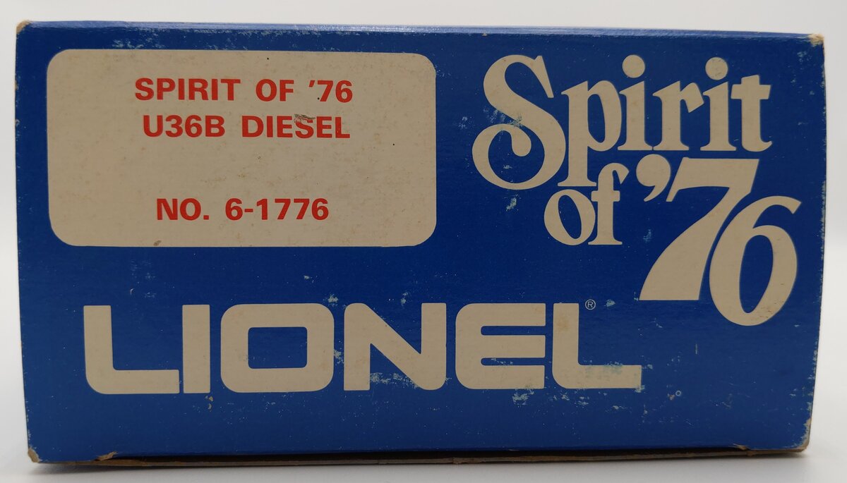 Lionel 6-1776 O Gauge Spirit of 76 U36B Powered Diesel Locomotive LN/Box