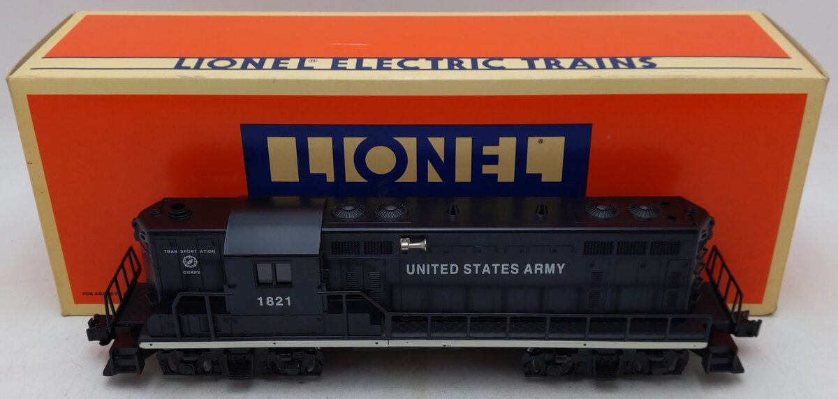 Lionel 6-18840 O Gauge U.S. Army GP-7 Diesel Locomotive #1821 EX/Box
