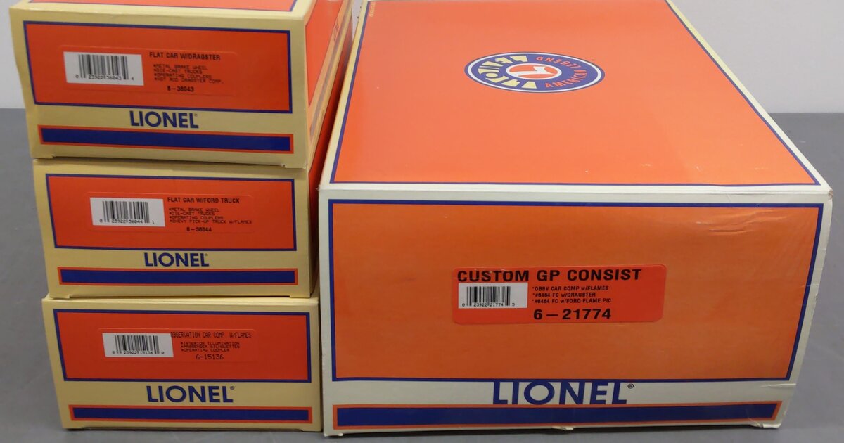 Lionel 6-21774 O Custom GP Consist Set EX/Box