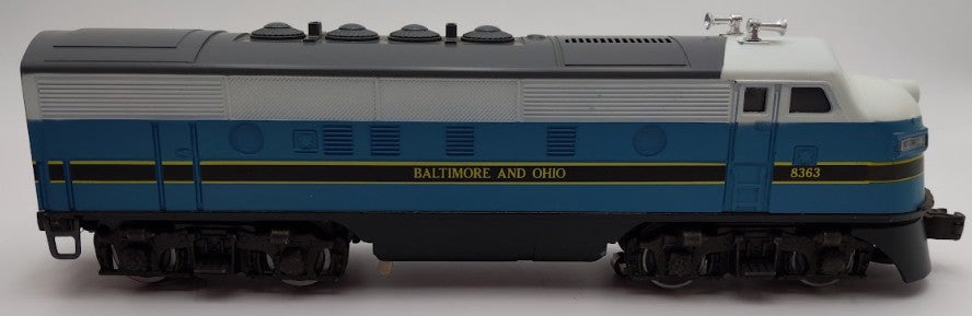 Lionel 6-8363 O Gauge Baltimore & Ohio F3 Powered A Unit Diesel Locomotive VG/Box