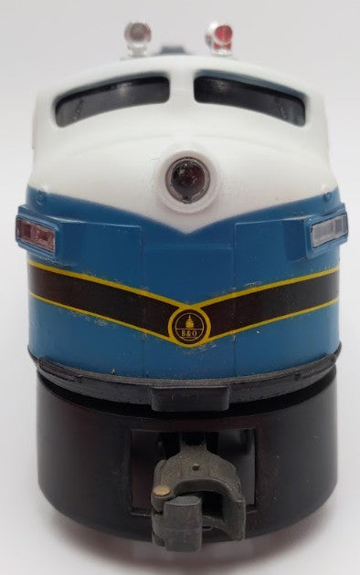 Lionel 6-8363 O Gauge Baltimore & Ohio F3 Powered A Unit Diesel Locomotive VG/Box