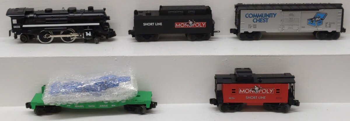 Lionel 6-52218 O Scale Monopoly 4-4-2 Steam Freight Train Set LN/Box