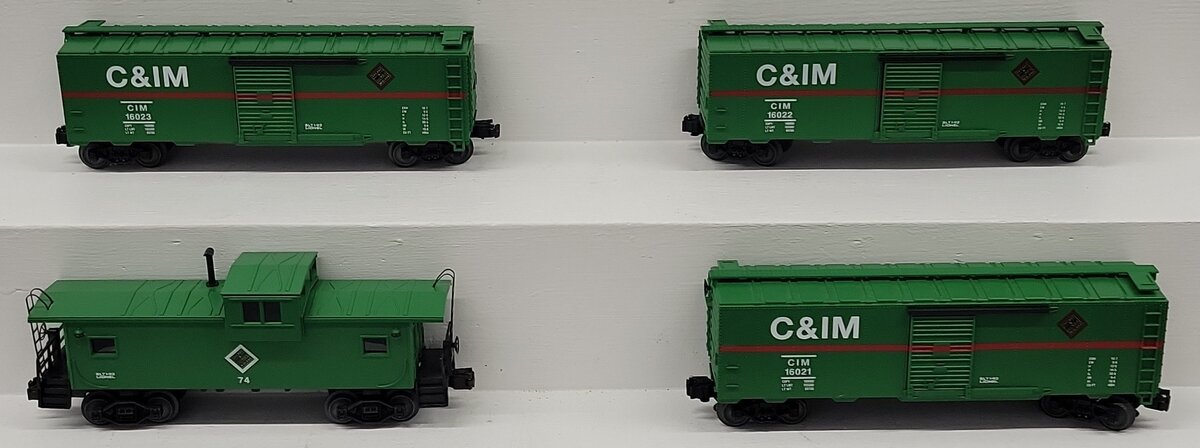 Lionel 6-18556 O Gauge Sears Chicago & Illinois Midland Freight 4-Car Set VG/Box
