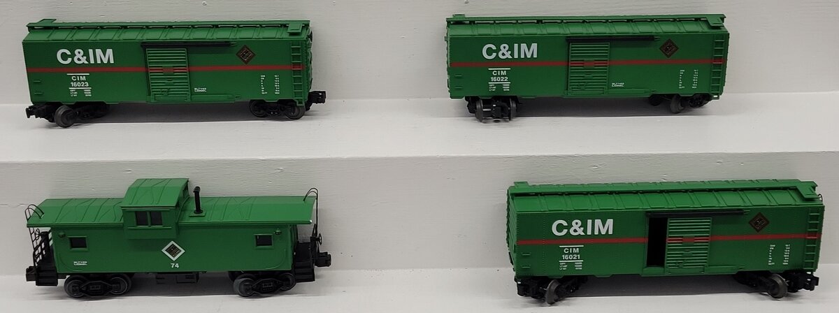 Lionel 6-18556 O Gauge Sears Chicago & Illinois Midland Freight 4-Car Set VG/Box