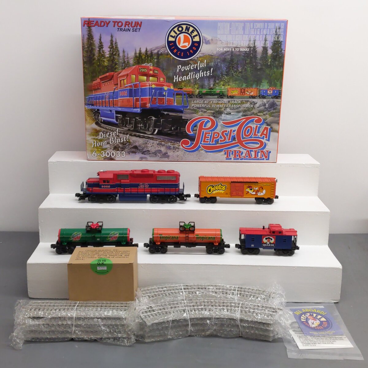 Lionel 6-30033 Pepsi-Cola O Gauge Diesel Train Set NIB