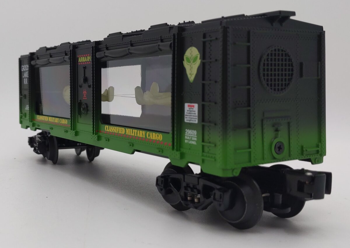 Lionel 6-29609 O Gauge Alien Suspension Car NIB