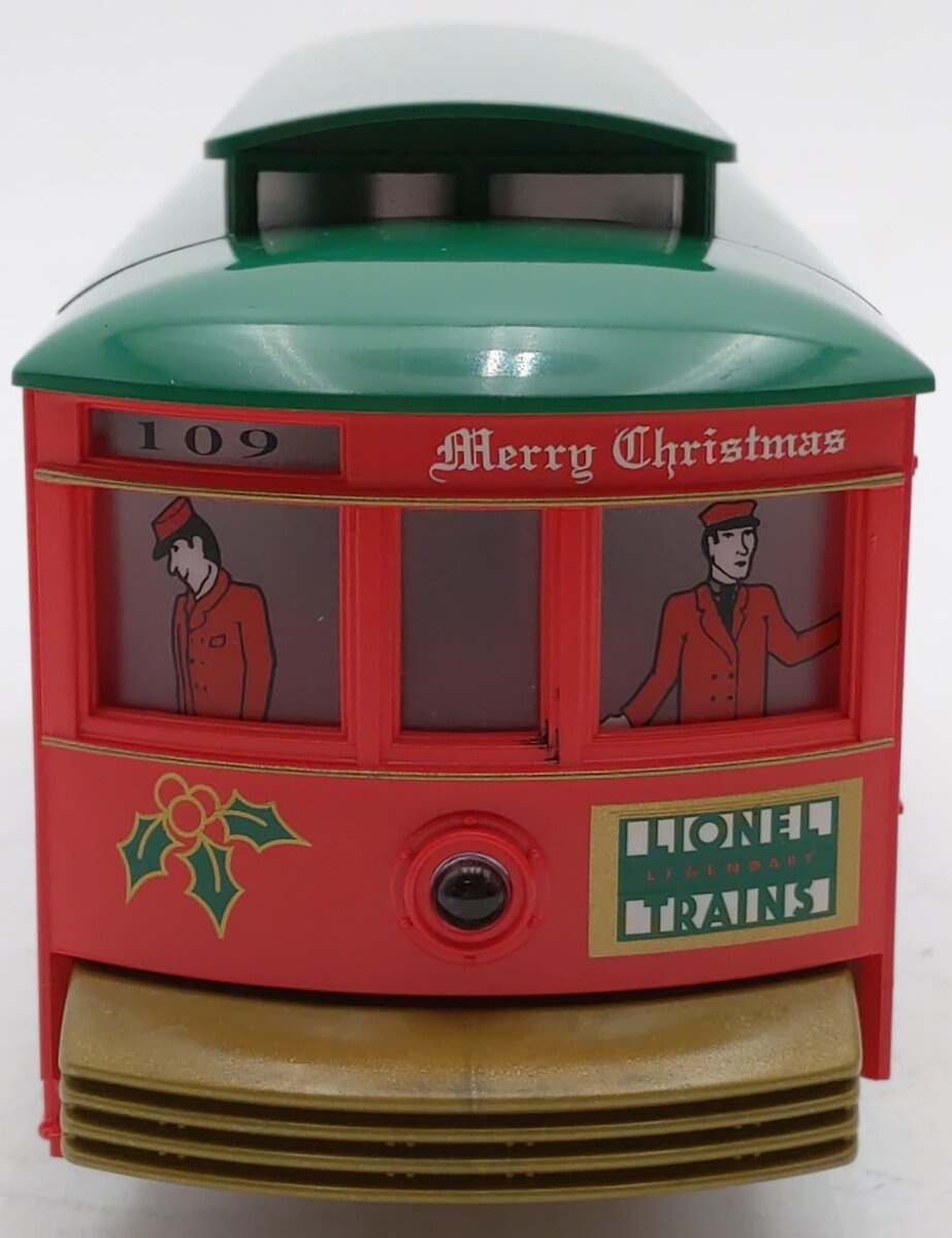 Lionel 6-11981 O Gauge 1998 Holiday Trolley Set #109 EX/Box