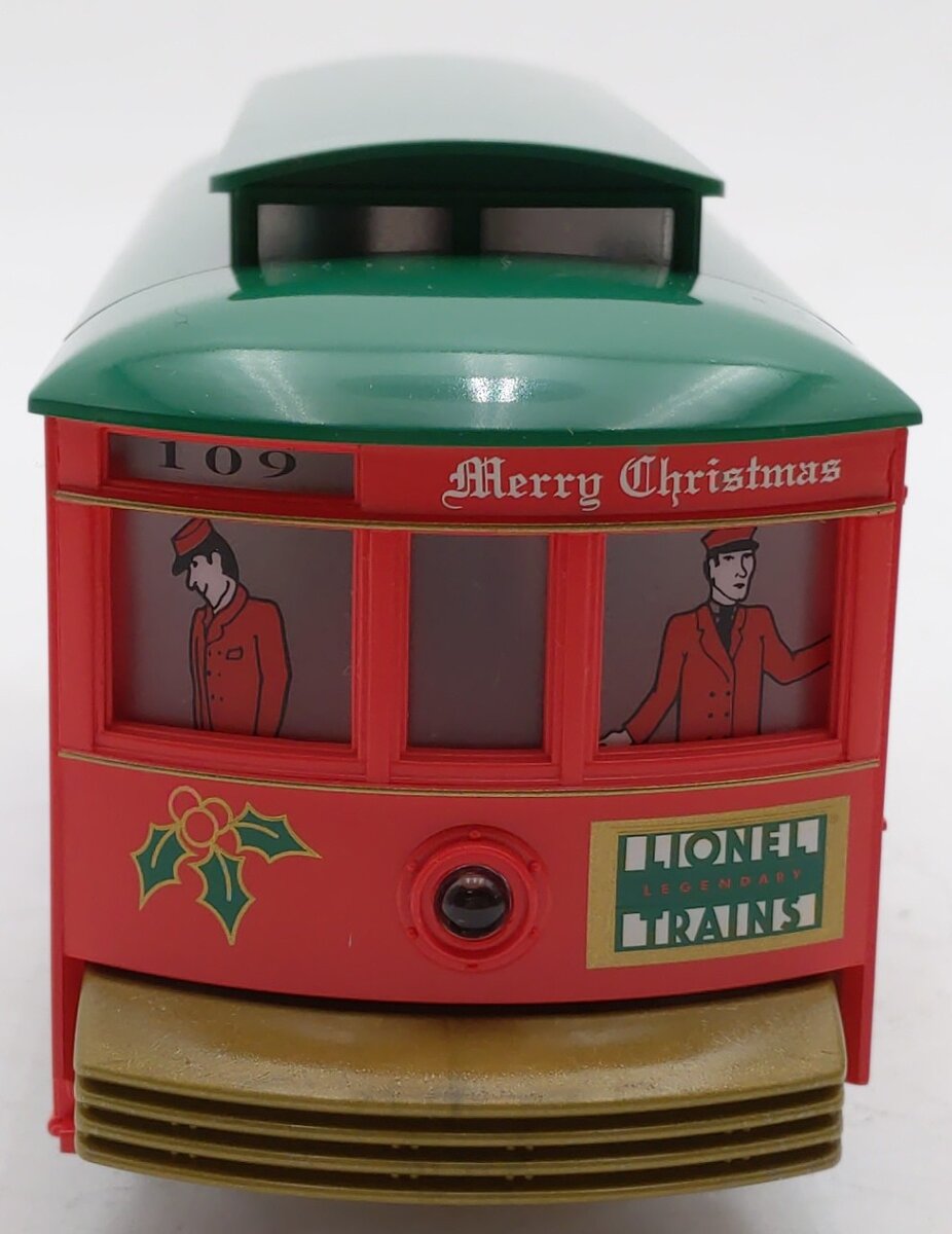 Lionel 6-11981 O Gauge 1998 Holiday Trolley Set #109 EX/Box
