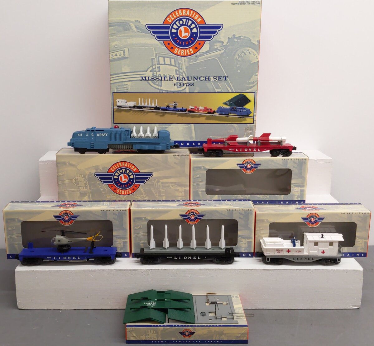 Lionel 6-21788 O PWC 2527 Missile Launch Train Set EX/Box