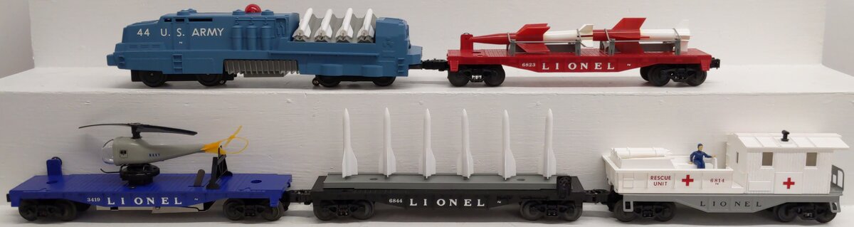 Lionel 6-21788 O PWC 2527 Missile Launch Train Set EX/Box