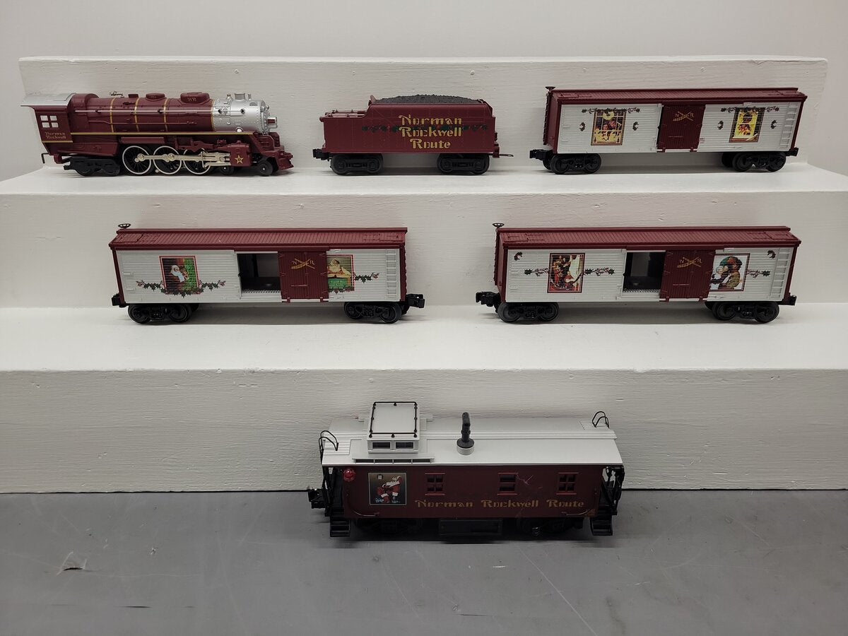 Lionel 6-31942 O Gauge Norman Rockwell Christmas Steam Train Set EX/Box