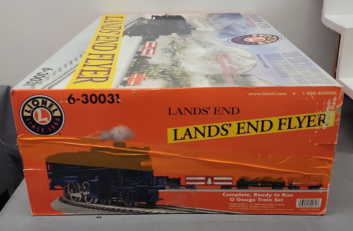 Lionel 6-30031 Lands End Flyer O Gauge Steam Train Set LN/Box