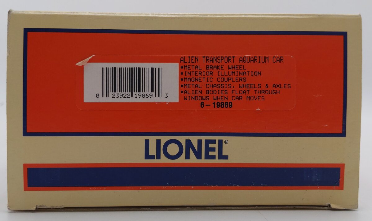 Lionel 6-19869 O Gauge Alien Transport Car #3435 LN/Box