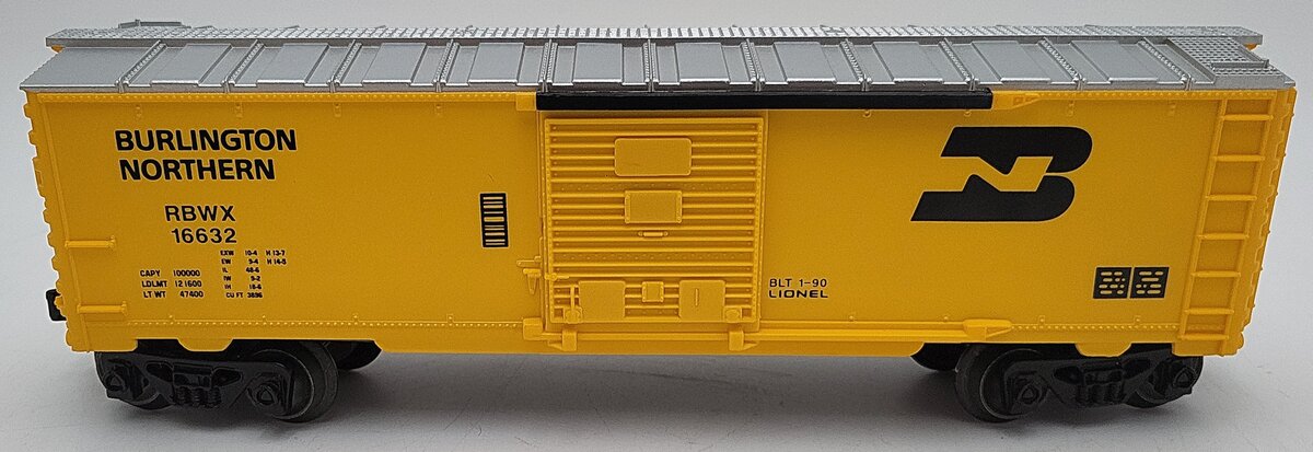 Lionel 6-16632 Burlington Northern Boxcar with Railsounds EX/Box