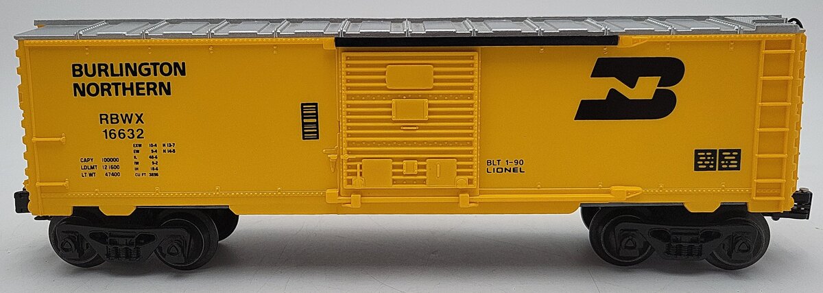 Lionel 6-16632 Burlington Northern Boxcar with Railsounds EX/Box