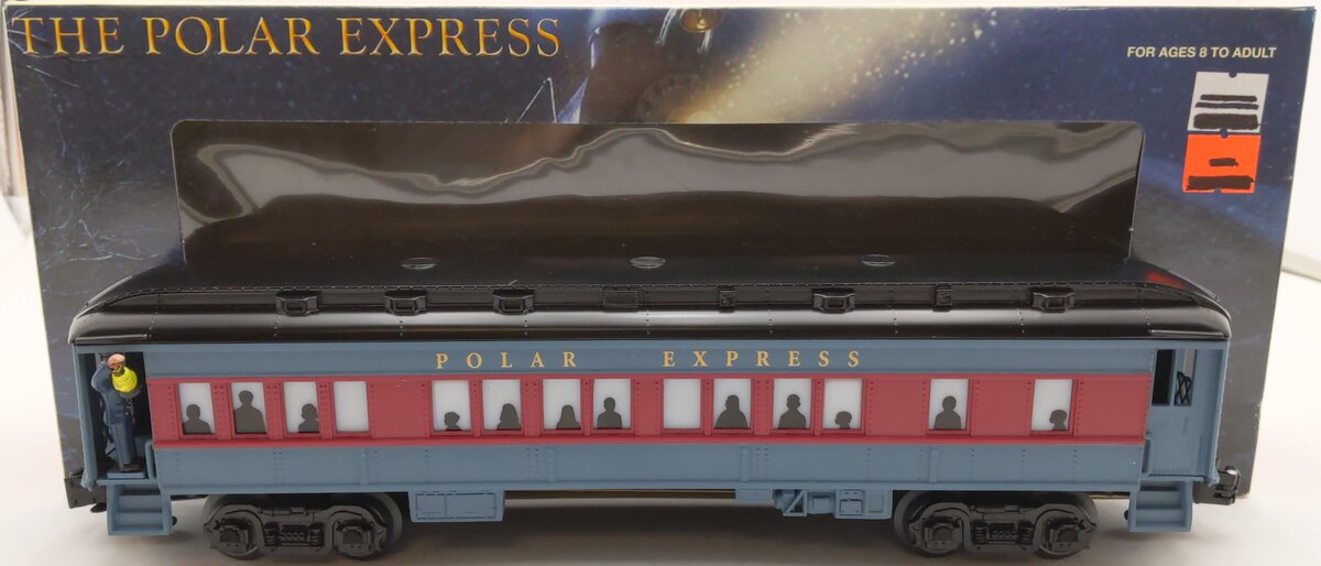 Lionel 6-36875 O Gauge Polar Express Coach w/Conductor Announcements EX/Box