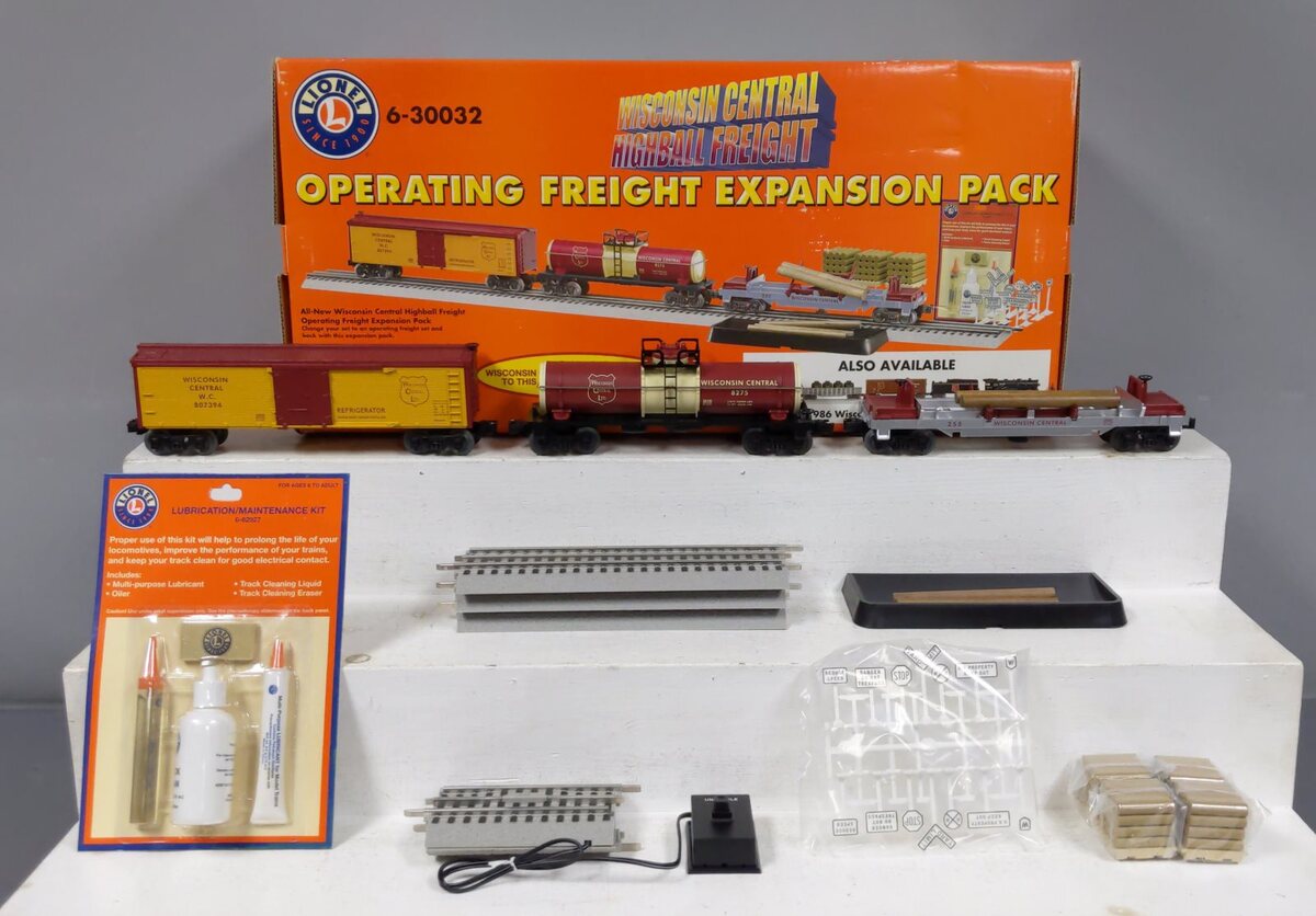 Lionel 6-30032 O Gauge WC Highball Operating Freight Expansion Pack NIB