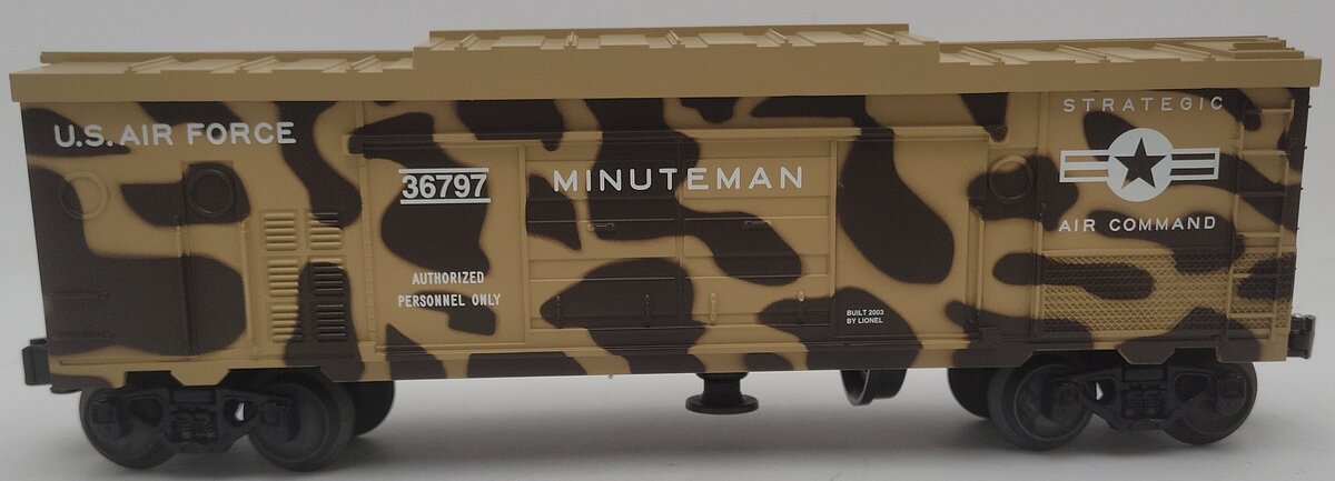 Lionel 6-36797 O Gauge Operation Iraqi Freedom Minuteman Missile Car EX/Box