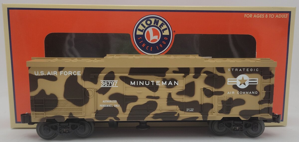 Lionel 6-36797 O Gauge Operation Iraqi Freedom Minuteman Missile Car EX/Box
