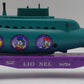 Lionel 6-16724 O Gauge Disney Mickey & Friends Submarine Car EX/Box